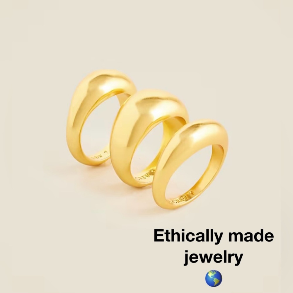 🆕J. Crew Sculpture Rings Set - Picture 2 of 16